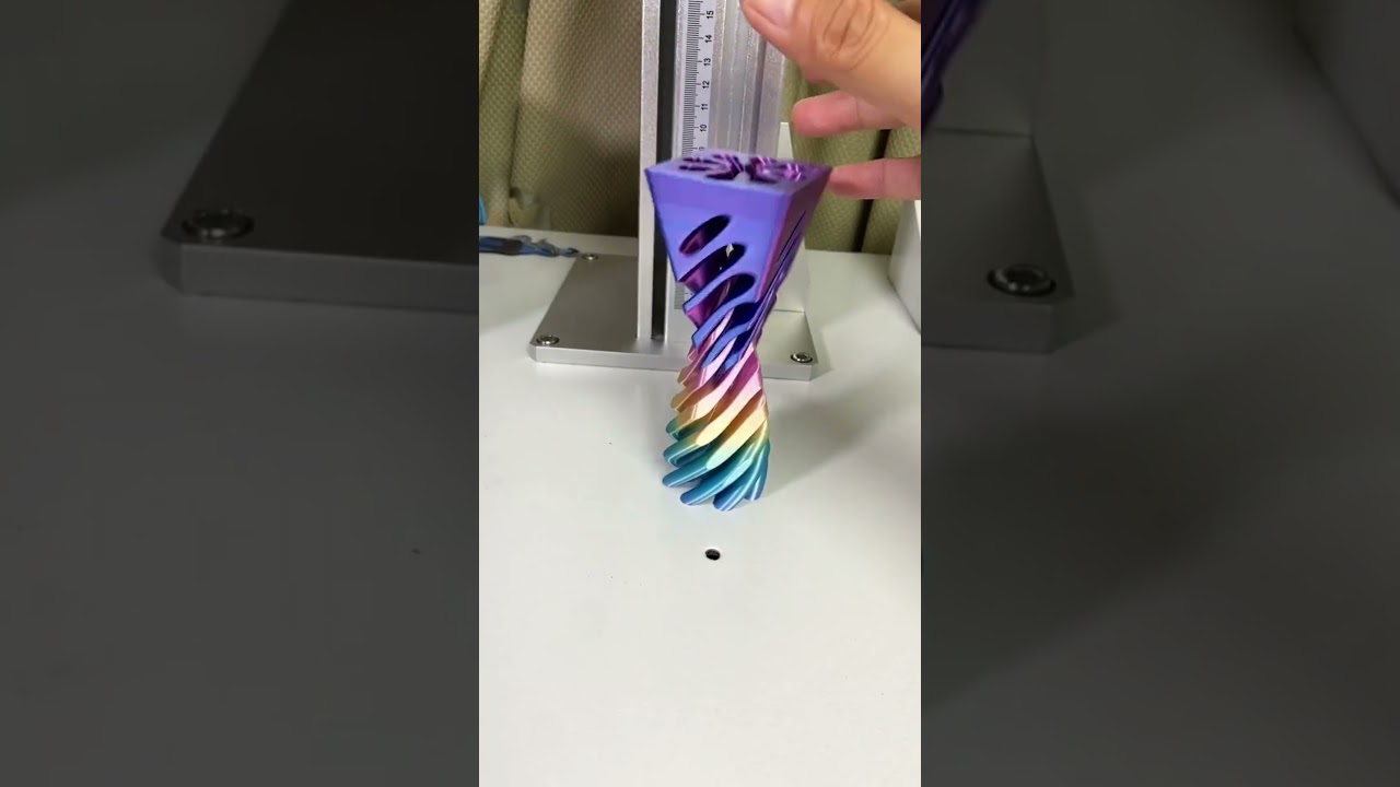 3D Printed Spiral Cone Fiddle, it is too decompressing #toys #toy #kibtoys #cooltoys #funnytoy