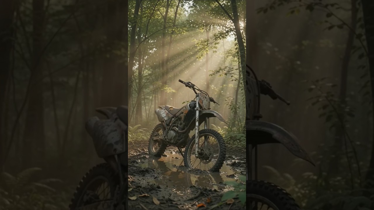 This Dirt Bike Conquered the Trail Again 🏍️✨ #automobile #bike #shorts