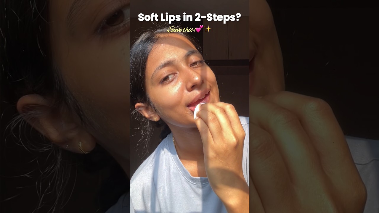 Soft Lips in 2-Steps? Save this🎀✨ #youtubeshorts #lipcare #viral #skincare
