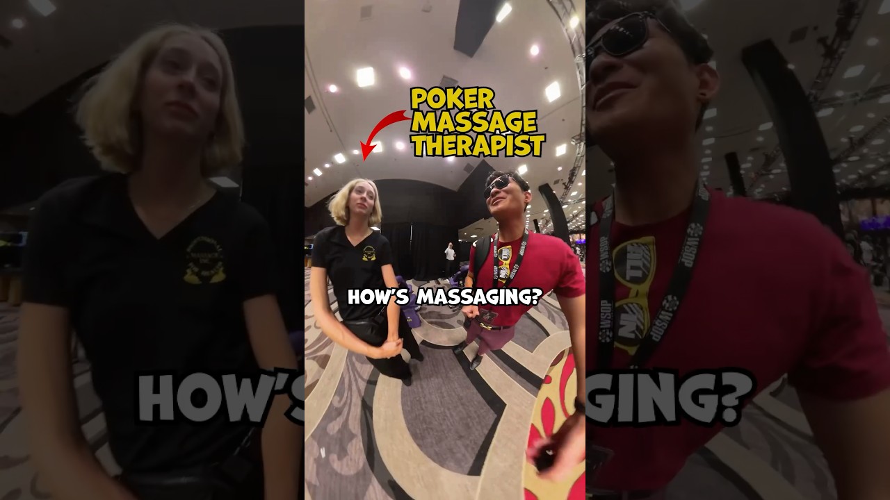 poker massage therapist pet peeves 🤔 #poker #interview #wsop