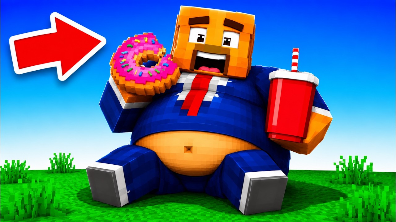 Minecraft But, We Can Eat EVERTHING