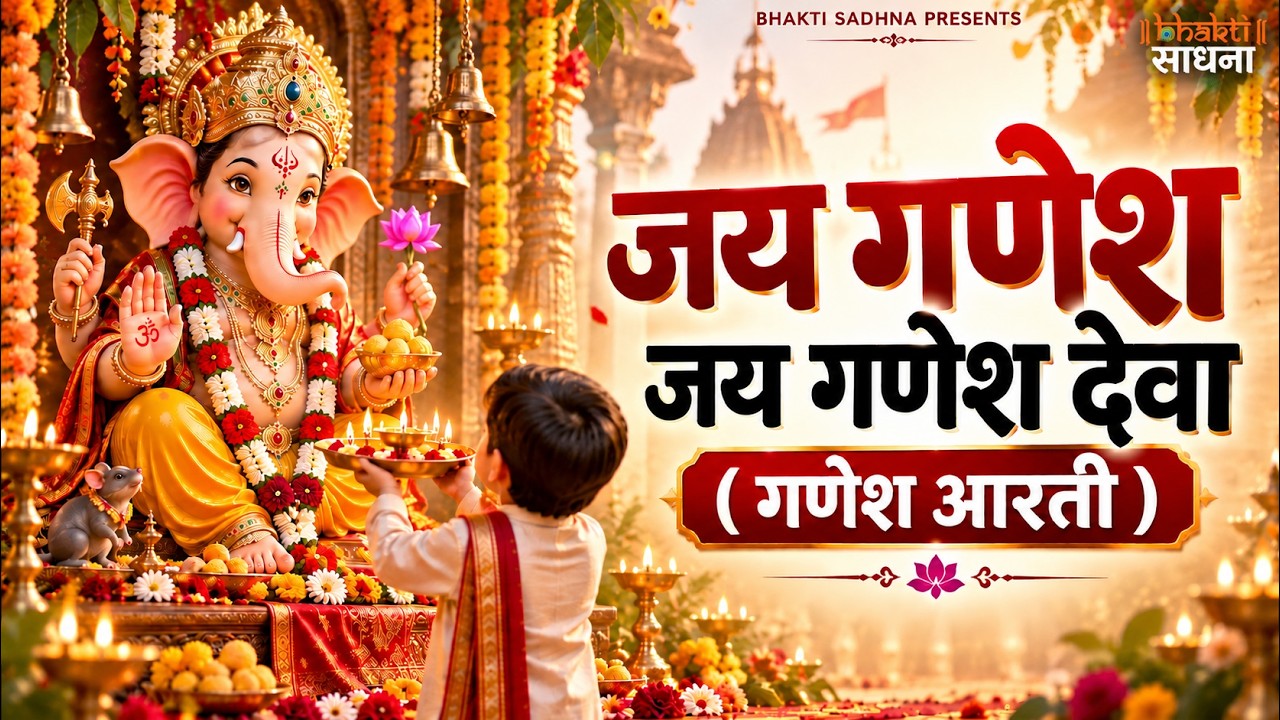 गणेश जी की आरती Ganesh Ji Ki Aarti - जय गणेश जय गणेश देवा Jai Ganesh Jai Ganesh Deva | Ganpati Aart