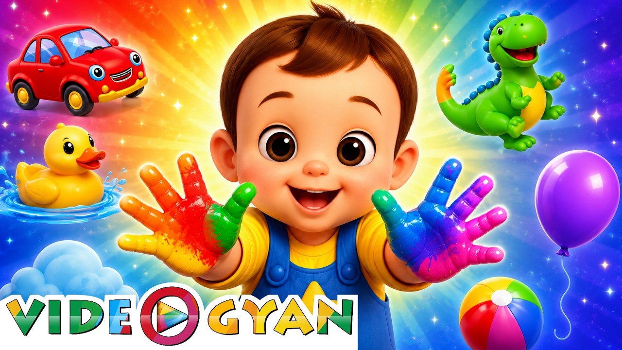 Learn Colors With Ronnie | Nursery Rhymes for Kids | 3D Baby Songs by Videogyan