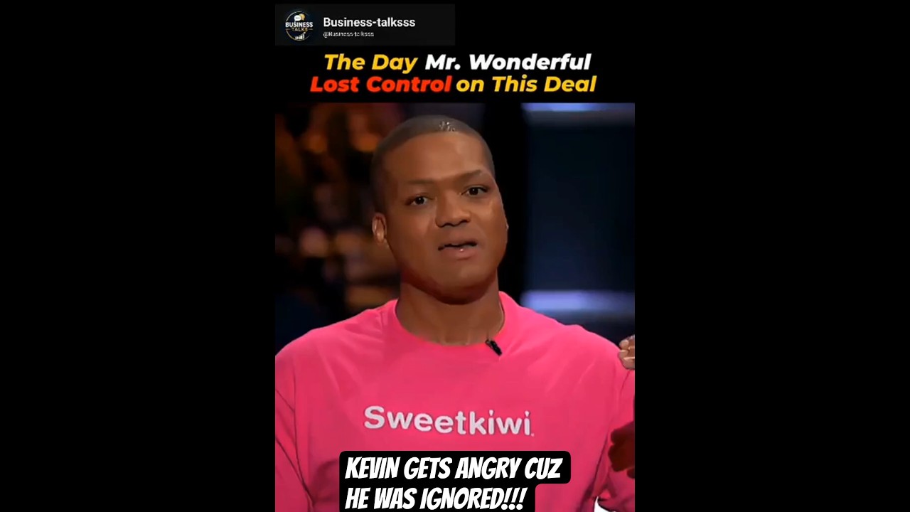 The Day Mr Wonderful Lost Control 😡🤯 #sharktank #trending #viral
