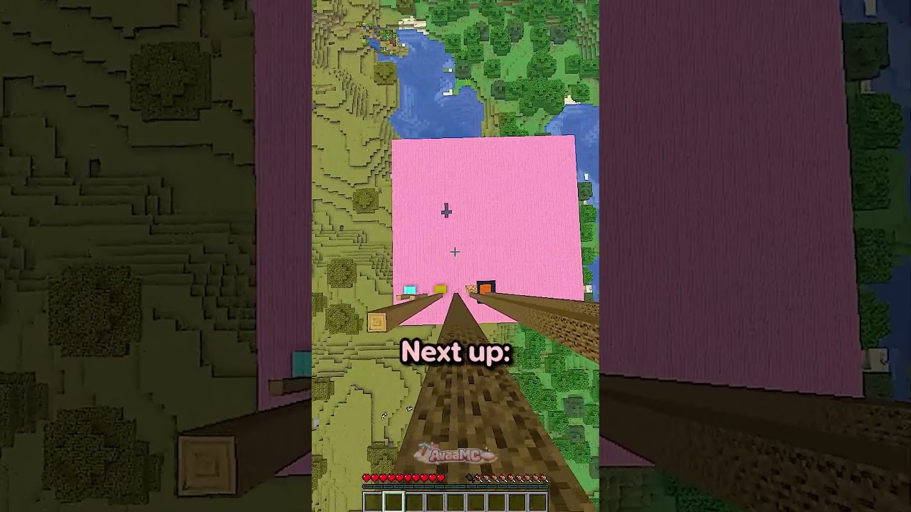 Minecraft, but im JUMPING from the HIGHEST PLACES! #minecraft