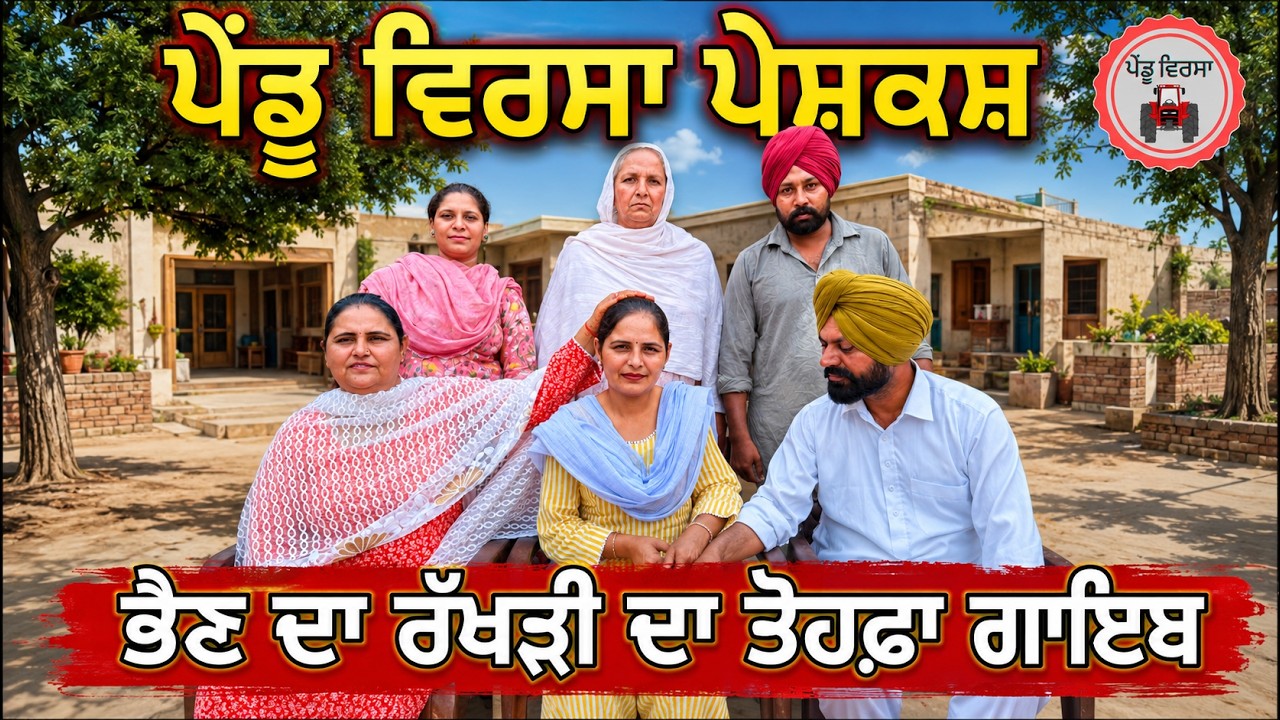 ਰੱਖੜੀ ਦਾ ਤੋਹਫਾ ਗਾਇਬ | ep 545 |New Punjabi Short movie 2026 | New Sukhpal Video | @PenduVirsaMansa