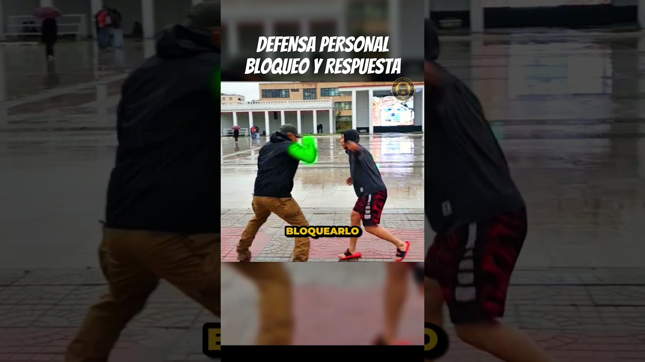 Bloquea y Responde de Manera PRECISA  con Esta Técnica 🔥💪🥷 #defensapersonal #kravmaga  #mma