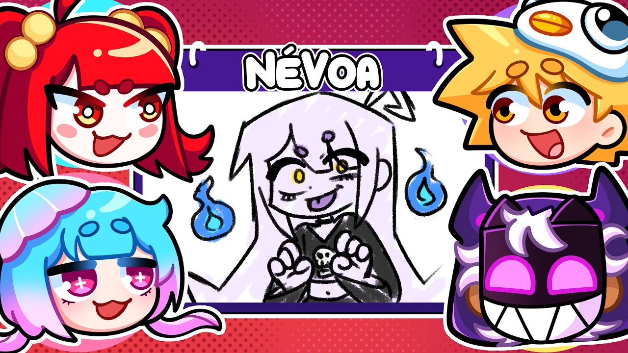 Desenhamos a NOVA PERSONAGEM da Turma da Batatinha | Gartic Phone