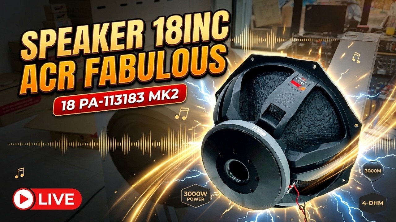 REVIEW SPEAKER 18INC ACR FABULOUS 18 PA 113183 MK2