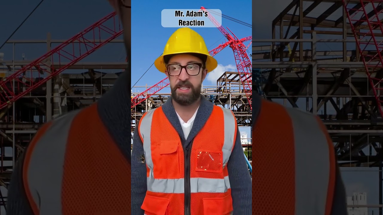 Mr.Adam's Reaction 447 #adamrose #construction #engineering #workers