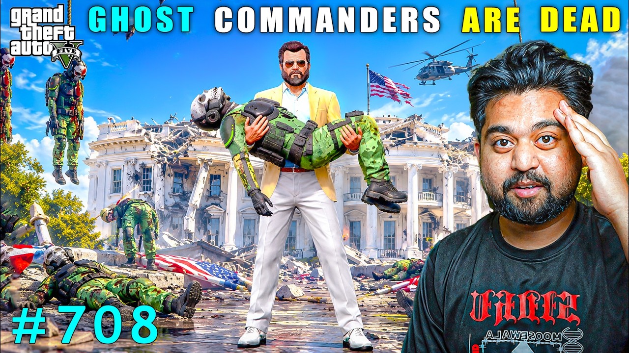 Michael's Ghost Commanders Are No More | Gta 5 Gameplay # 708