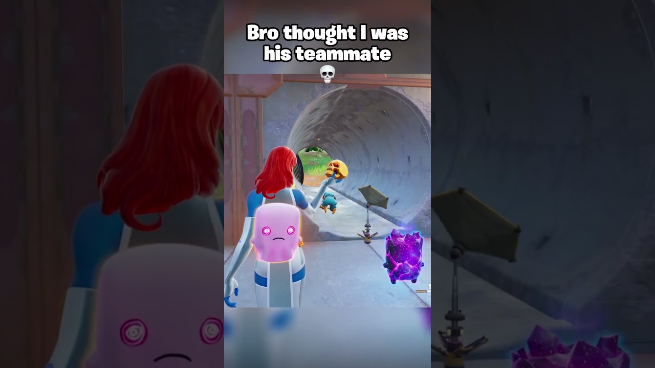 Bro actually thought I was his teammate 💀😭 #fortnite #fortniteclips