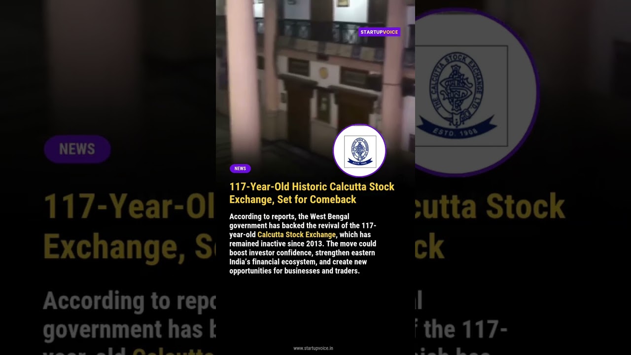 117-year-old Calcutta Stock Exchange, which has remained inactive since 2013.