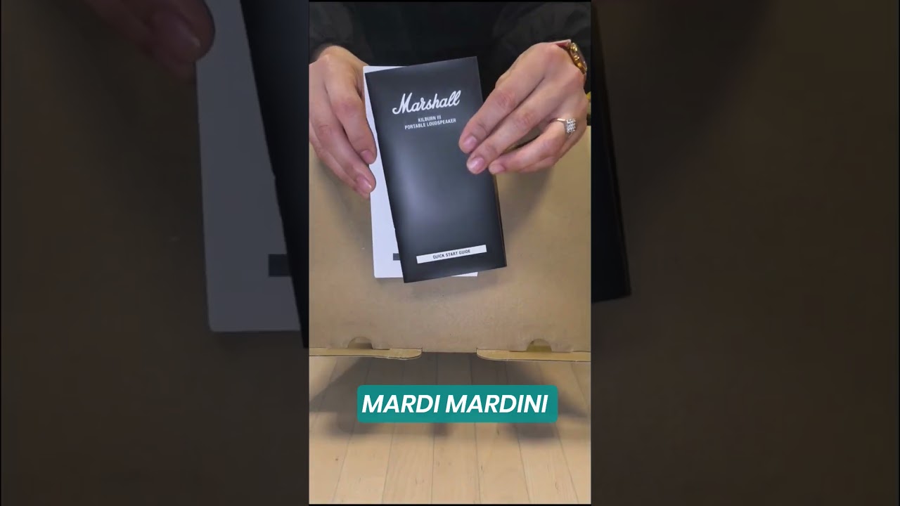 Unboxing Marshall Killburn 3 #unboxing #marshall  #shorts