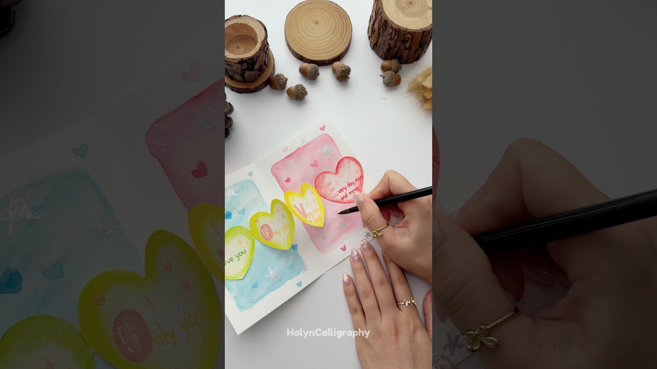 Cute Gift Idea 💕 Easy Handmade Love Card