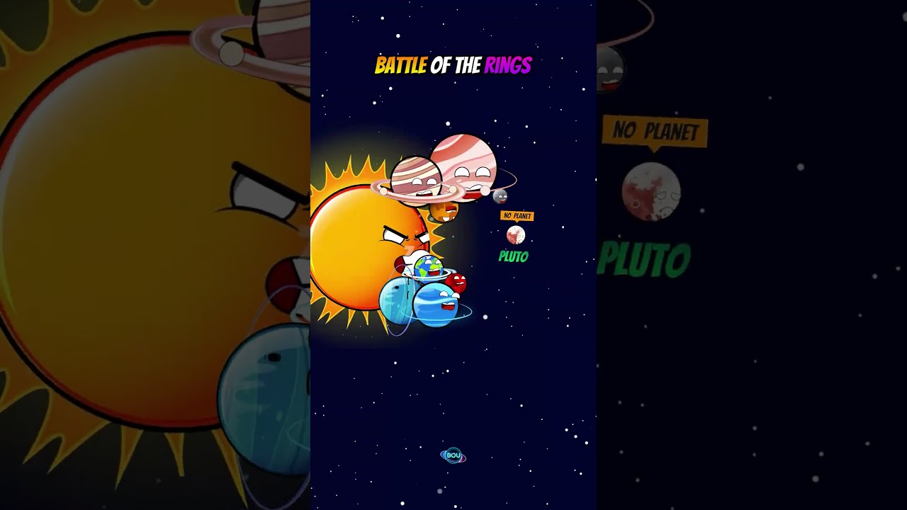 Which Planets Have Rings? #solarsystem #rings #animation #saturn
