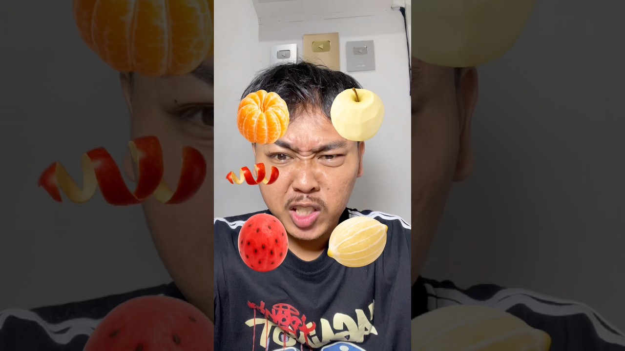MATCHING FRUIT PEELS #shorts #funny #comedy