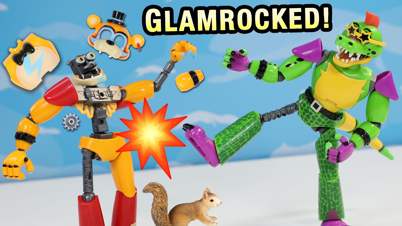 FNAF Glamrock Freddy & Montgomery Gator Endo Series Jazwares Review