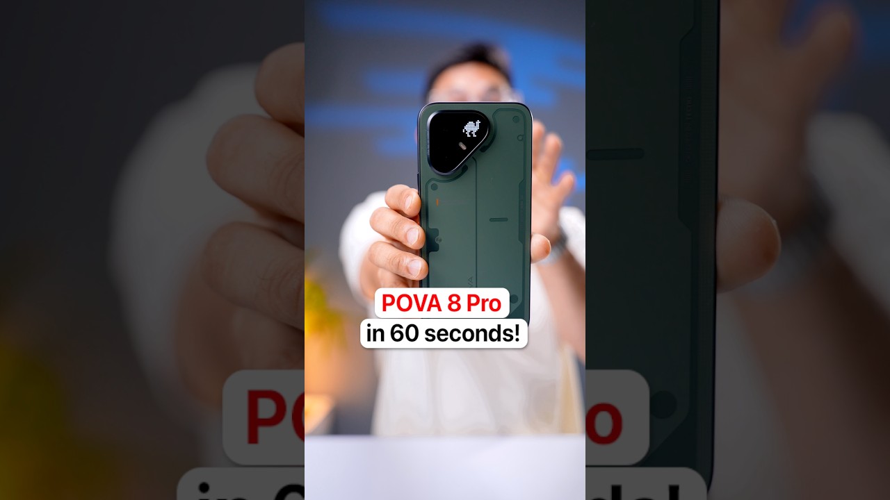 POVA 8 Pro in 60 seconds! *Coolest Phone*