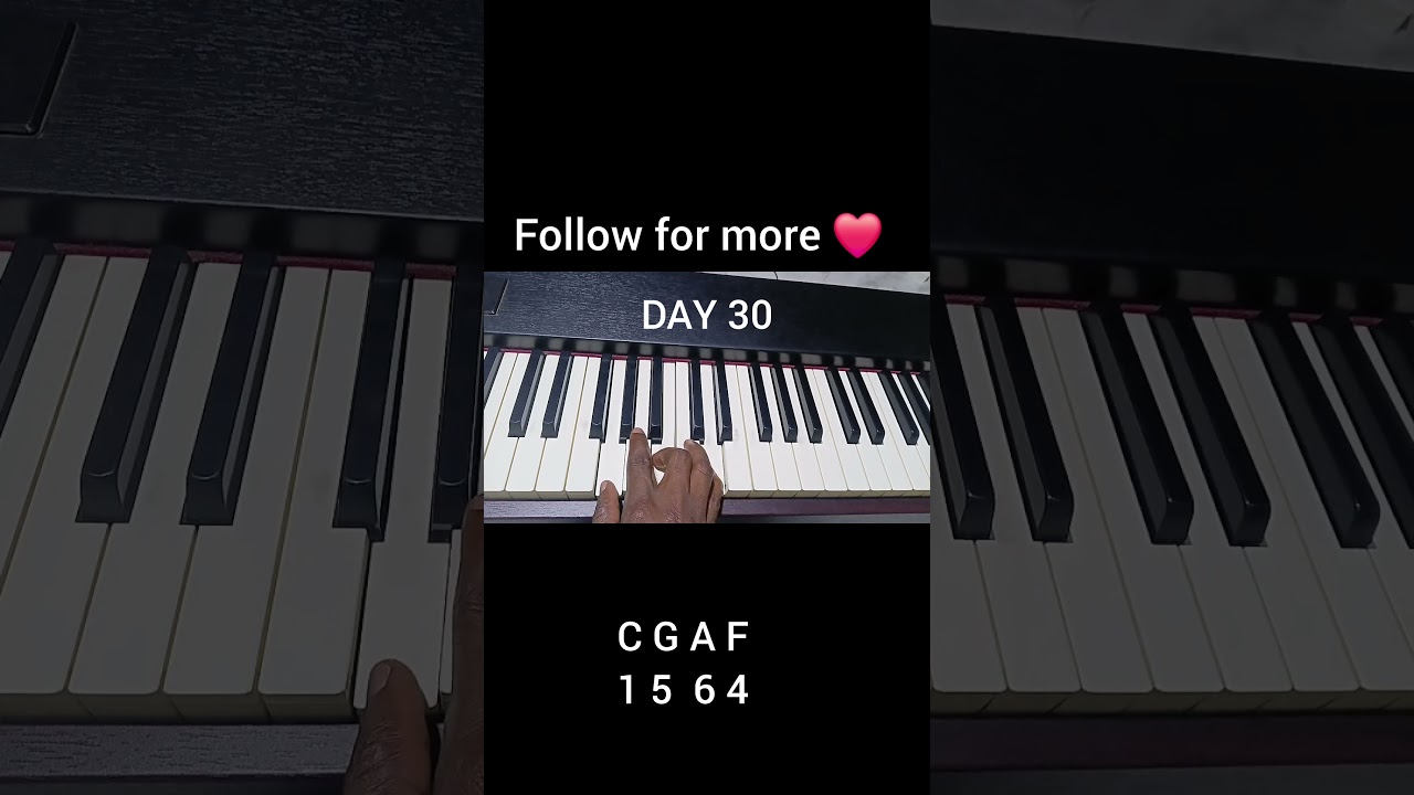 (Final Day) 🎉 | C - G - Am - F (1-5-6-4) Chord Progression |