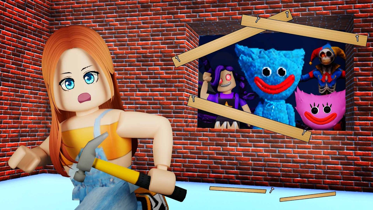 NANGGULO ANG MGA POPPY PLAYTIME SA BAHAY KO | ROBLOX Build to Survive the Poppy Playtime