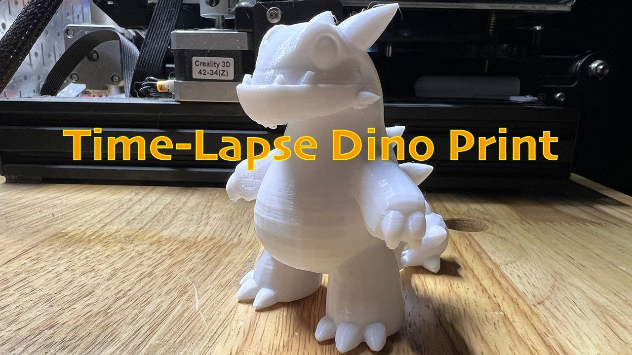 Time-Lapse Dino Print on Ender 3 Pro