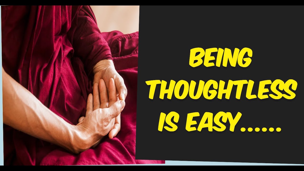 How to Become Thoughtless in Meditation