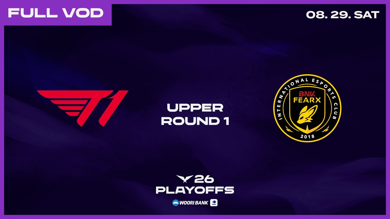 T1 vs BFX | 2026 Wooribank LCK Playoffs Round 1