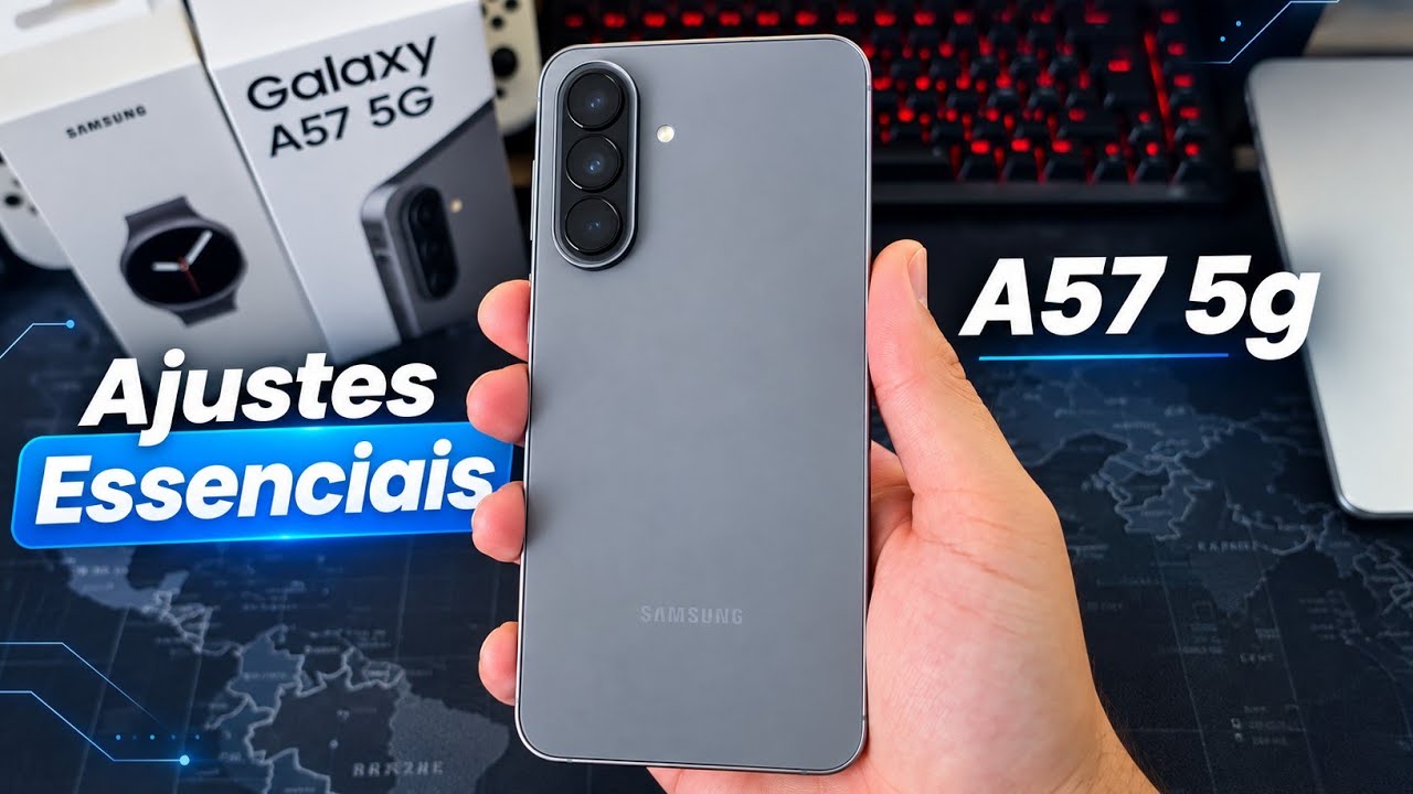 AJUSTES ESSENCIAIS PARA FAZER QUANDO TIRAR SEU GALAXY A57 5G DA CAIXA! 