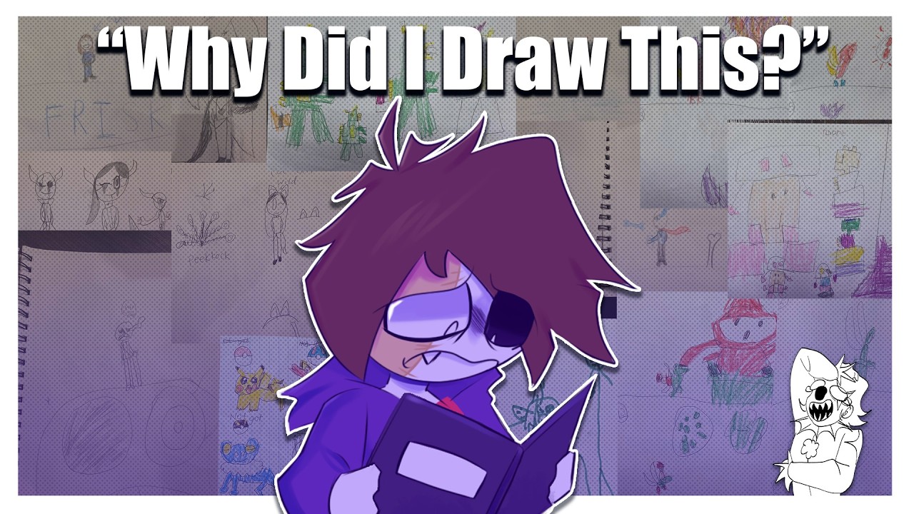 Art Students Look Through Their Old Embarrassing Art