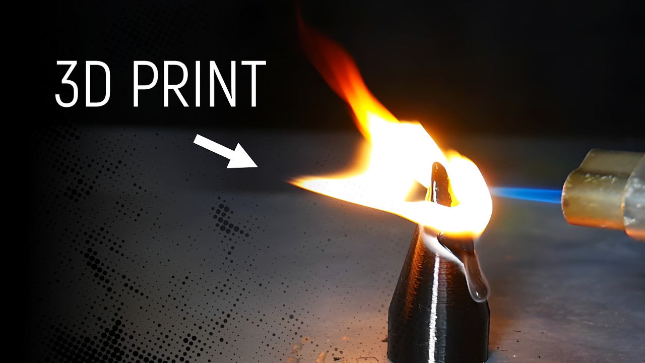 I set 3D prints on fire, the results were shocking.