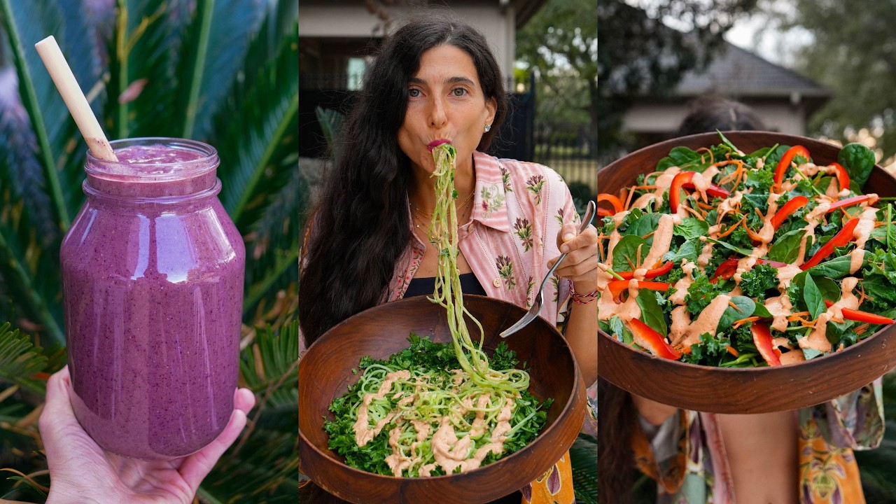 What I Eat in a Day as a Caregiver to My Parents 💗🫶🏽 Raw Vegan in Winter