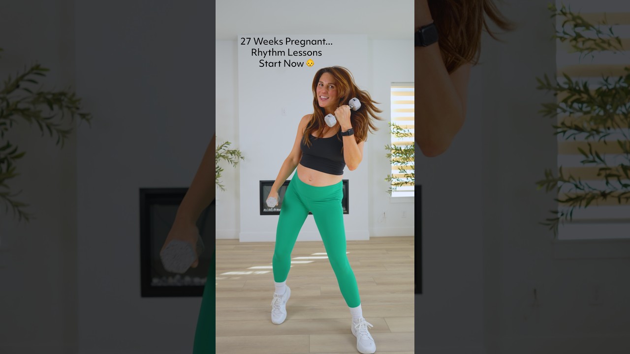 27 Weeks Pregnant 🪩 90s Dance Party
