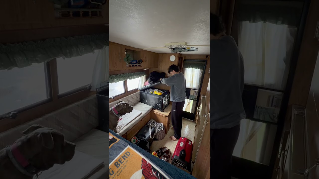 RAINY TRUCK CAMPING (UNEMPLOYED) #outdoors #truckcamping #travel #vanlife #shorts