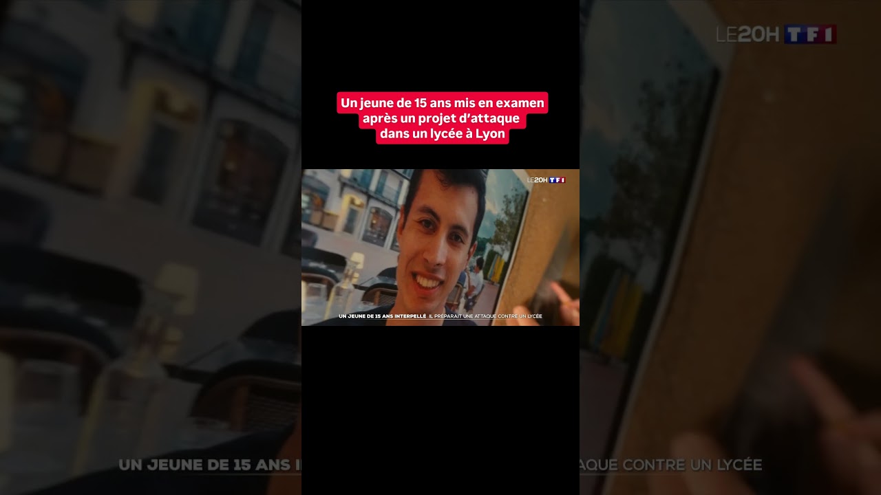 🔴 Un jeune de 15 ans interpellé : il préparait une attaque contre un lycée｜TF1 INFO