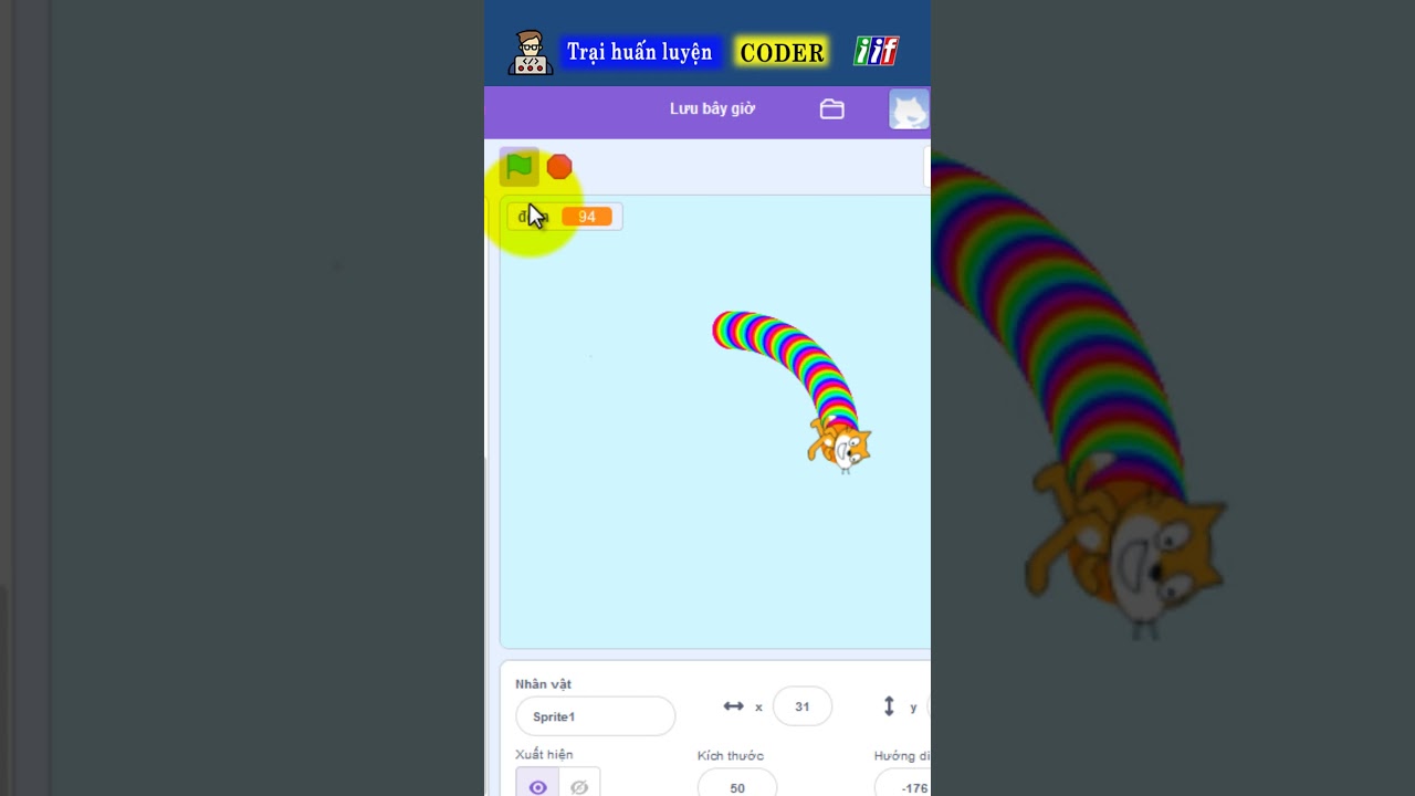 Bài tập Scratch nâng cao