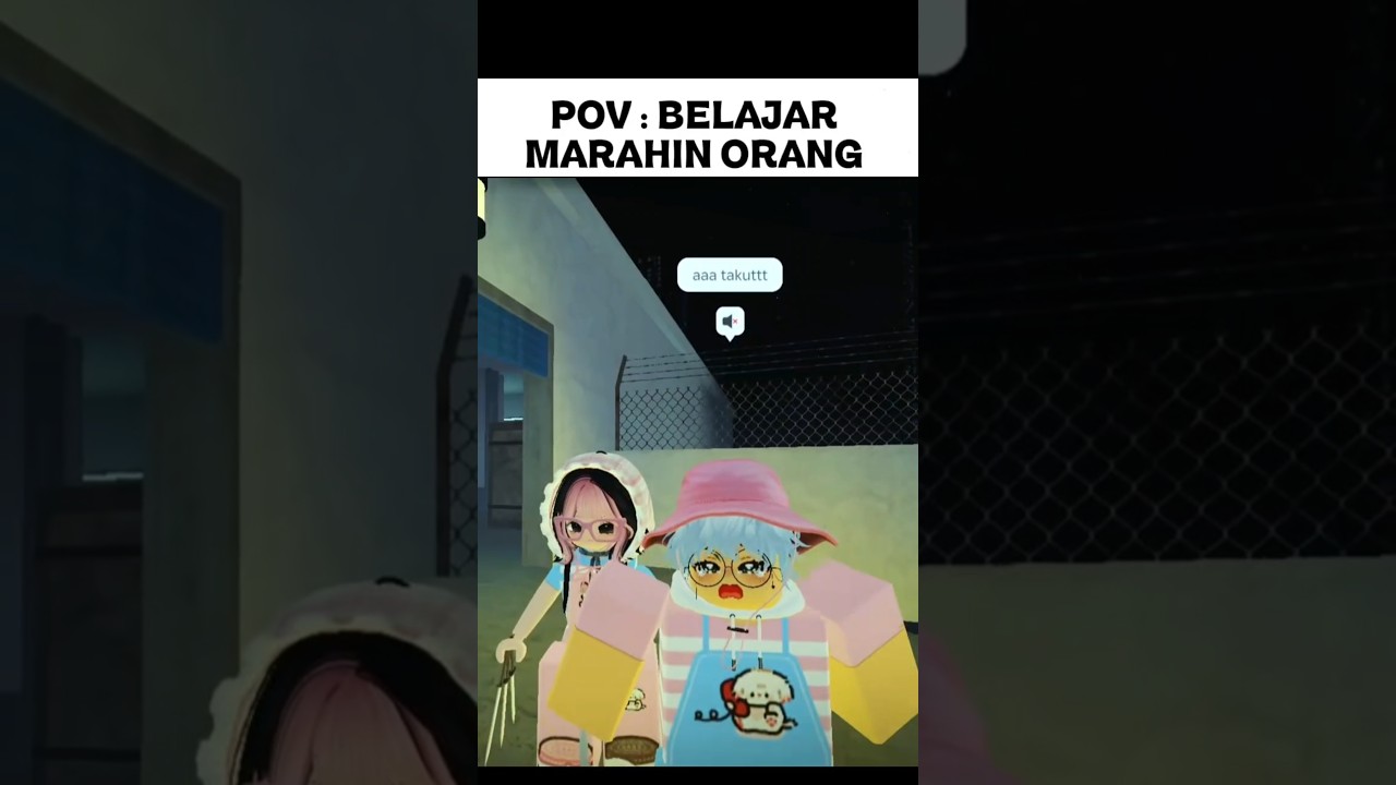 pov : belajar marahin orang #roblox #pov #shorts