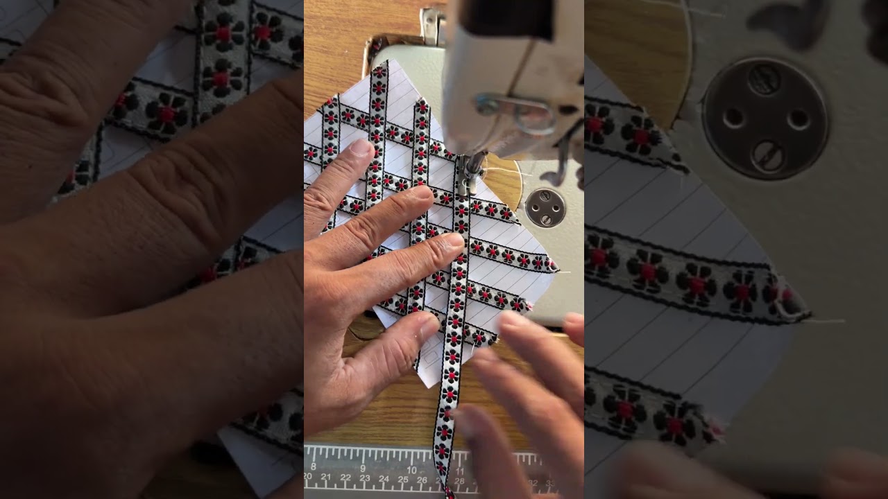 Membuat jahitan dengan menggunakan bantuan kertas #sewing #tipspraktis #diy