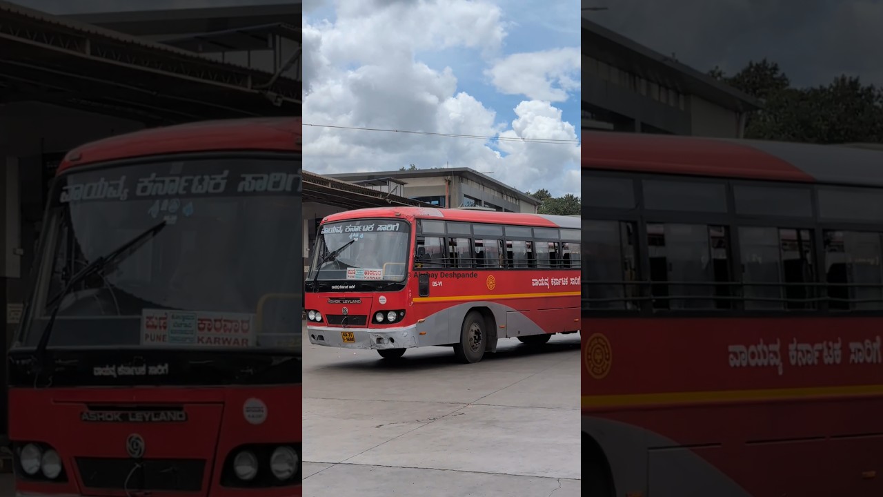 #nwkrtc #pune #belagavi #dandeli #belagavi KA31F1690 #ashokleyland #redbus #interstate #beauty #bs6
