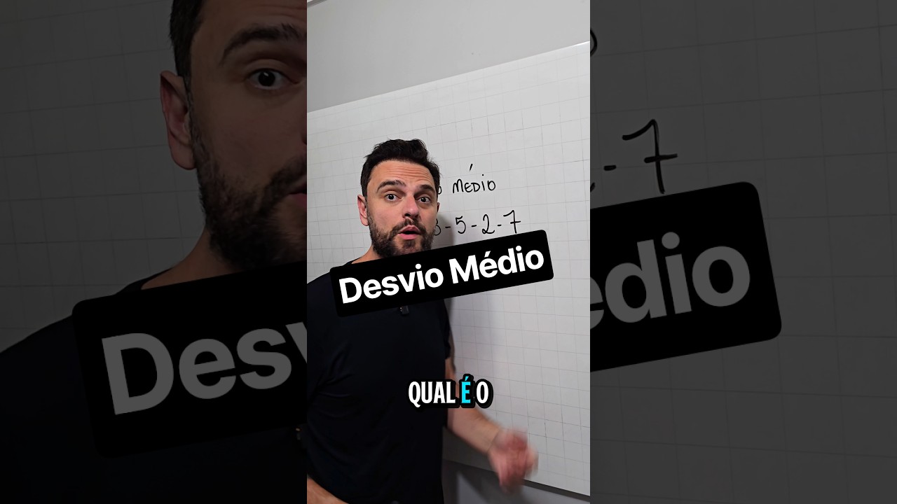 Desvio Médio em estatistica #concursos #educacao