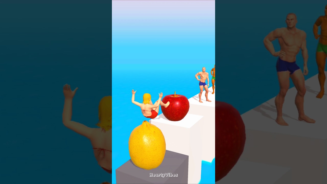 squeezy Girl reverse jumping gameplay 110 #shorts #youtubeshorts #gaming