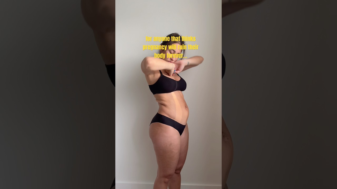 and that’s ON BOUNCING BACK! 4 months postpartum ➡️ 1 year postpartum #momfitness #womenshealth