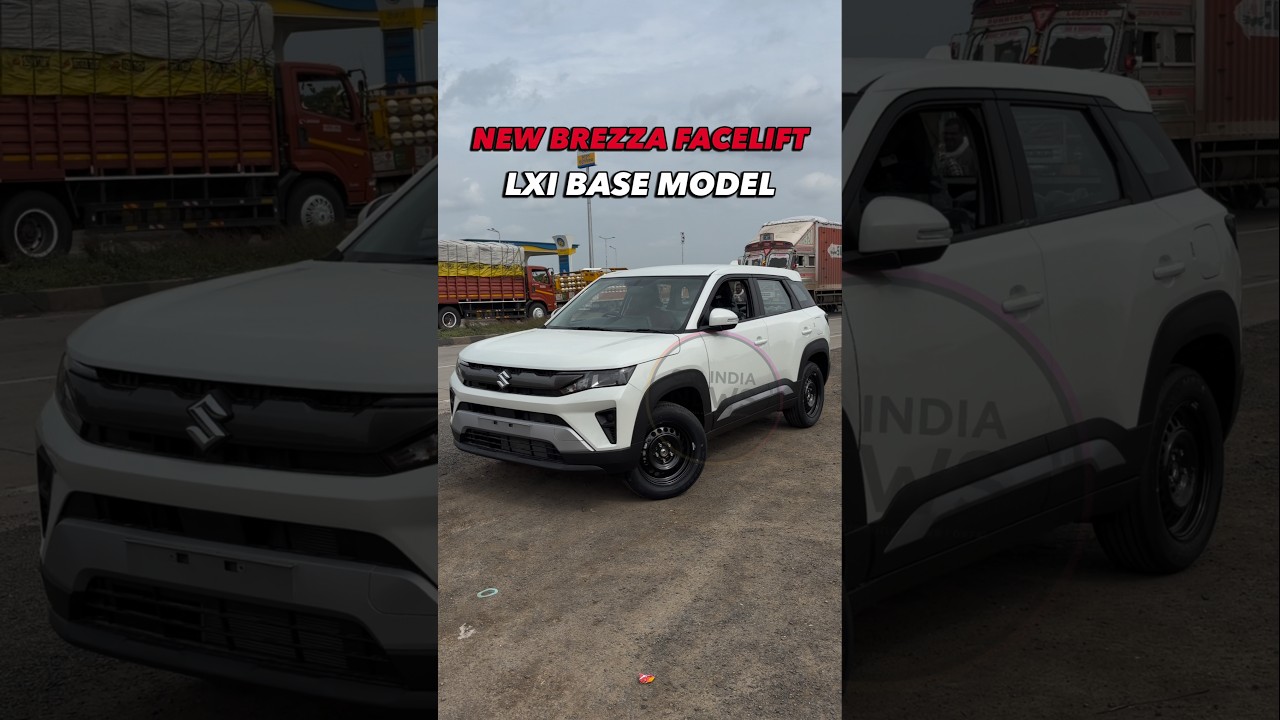 New Brezza Facelift 2026 LXi Base Model #shorts