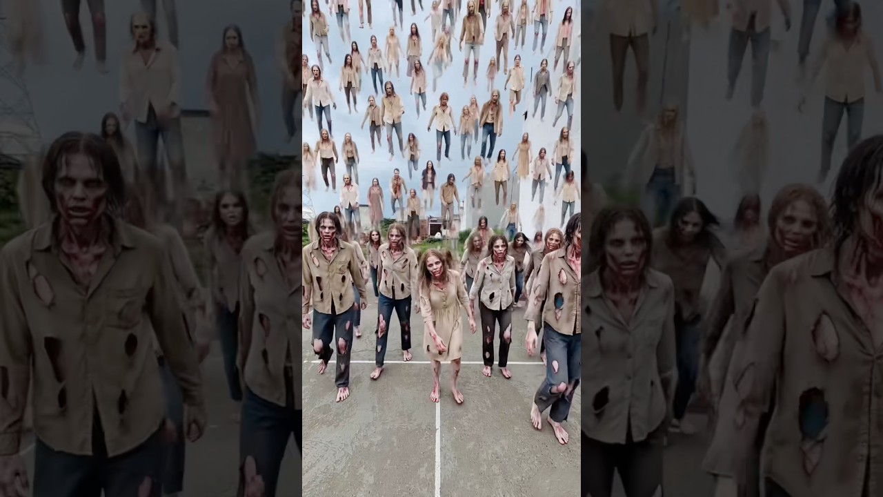 Aasmaan se zombie Gir rahe hai #comedy #funny #cutebaby #shortsfeed #viralvideo