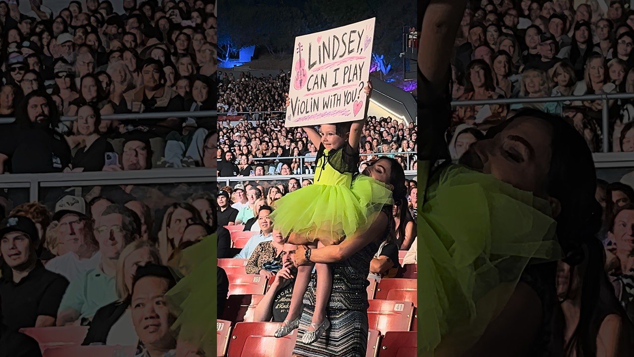 Security almost took a 5-year-old's sign… but Lindsey Stirling SAW HER! 😱