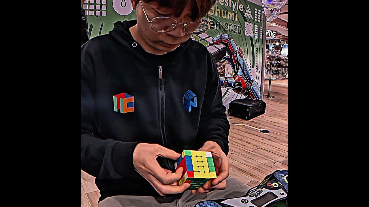 5x5 Rubik's Cube Asian Record Single [30.60s] WR2 #rubikscube #viral #shorts