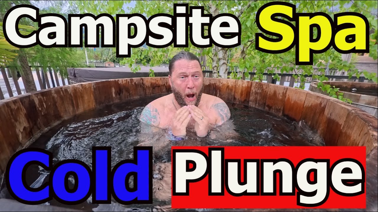 Lake Annecy Camp Site Cold Plunge & Spa - Campervan Europe Trip