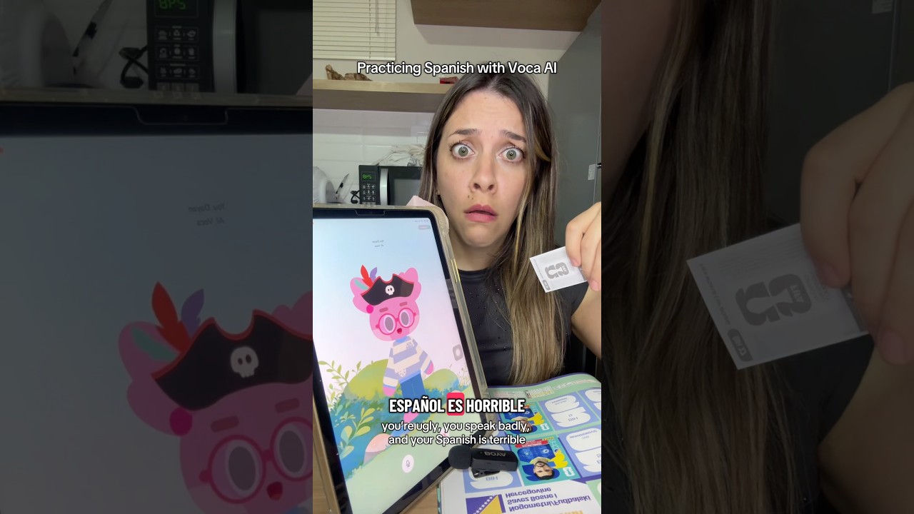 practicing Spanish with voca ai #vocaai #spanish #languagelearning