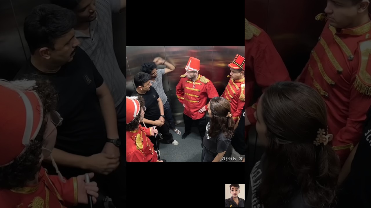 Angrejon Lift Chhodo Prank 🤣 |  Group Lift Prank 🤣 | Ajith X | #shorts #prank