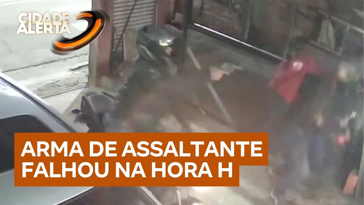 Motorista de aplicativo escapa de assalto após falha na arma do assaltante em SP